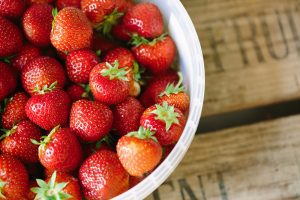 Strawberries from over farm market